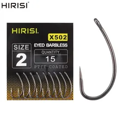 Anzuelos sin púas Hirisi – Acero inoxidable con baño PTFE