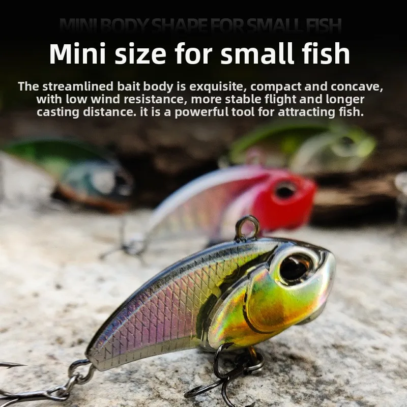 MUKUN Señuelo Spoon VIB para pesca de black bass con acción - imagen 2