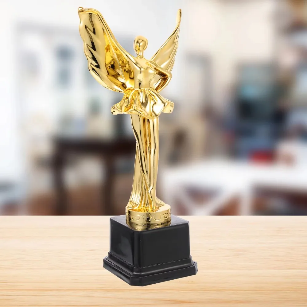 Vista del trofeo de premio para baile