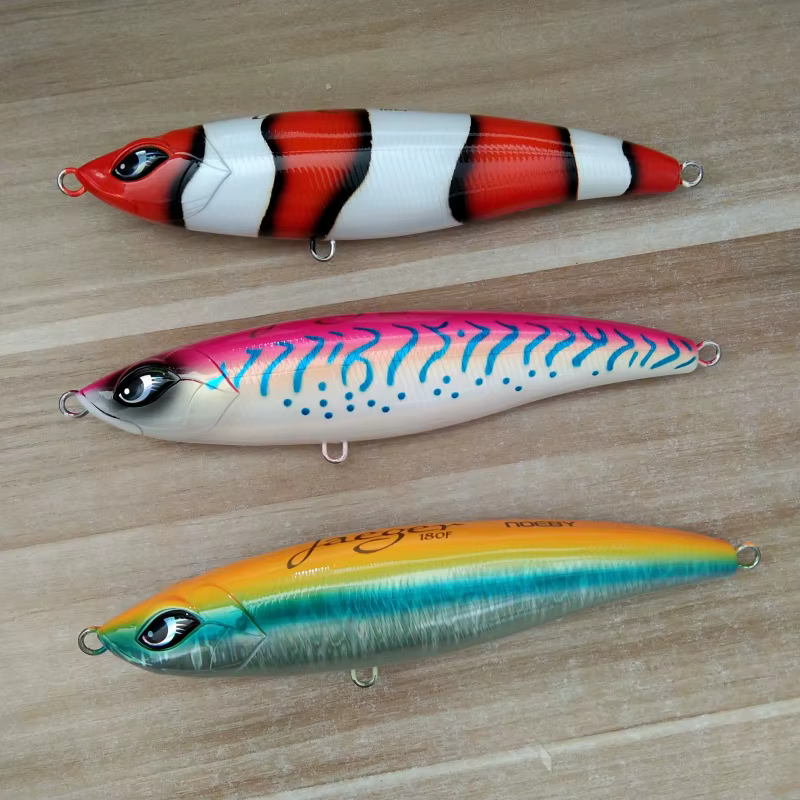 Stickbait Flotante para Pesca de Lubina y Atún en Profundidades Profundas