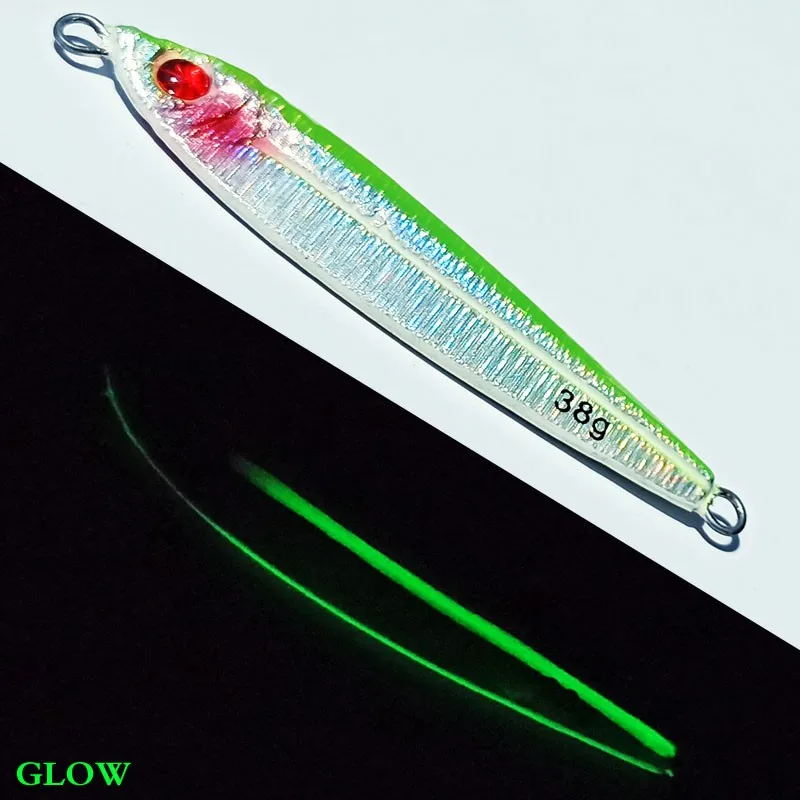 Seashore Jig de plomo lento para lubina y caballa con assist - imagen 4