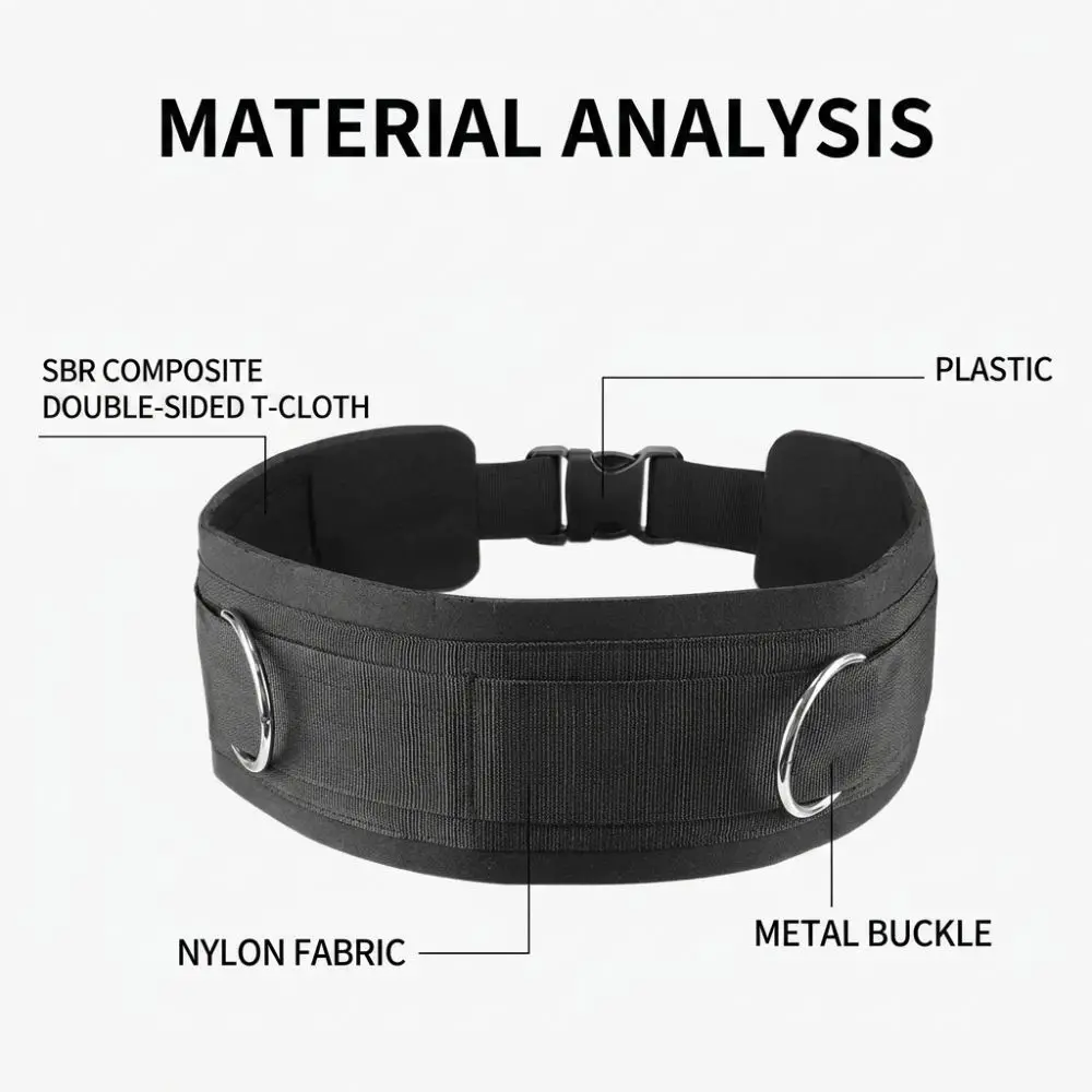 Cinturón de levantamiento ajustable con acolchado de neopreno - imagen 2