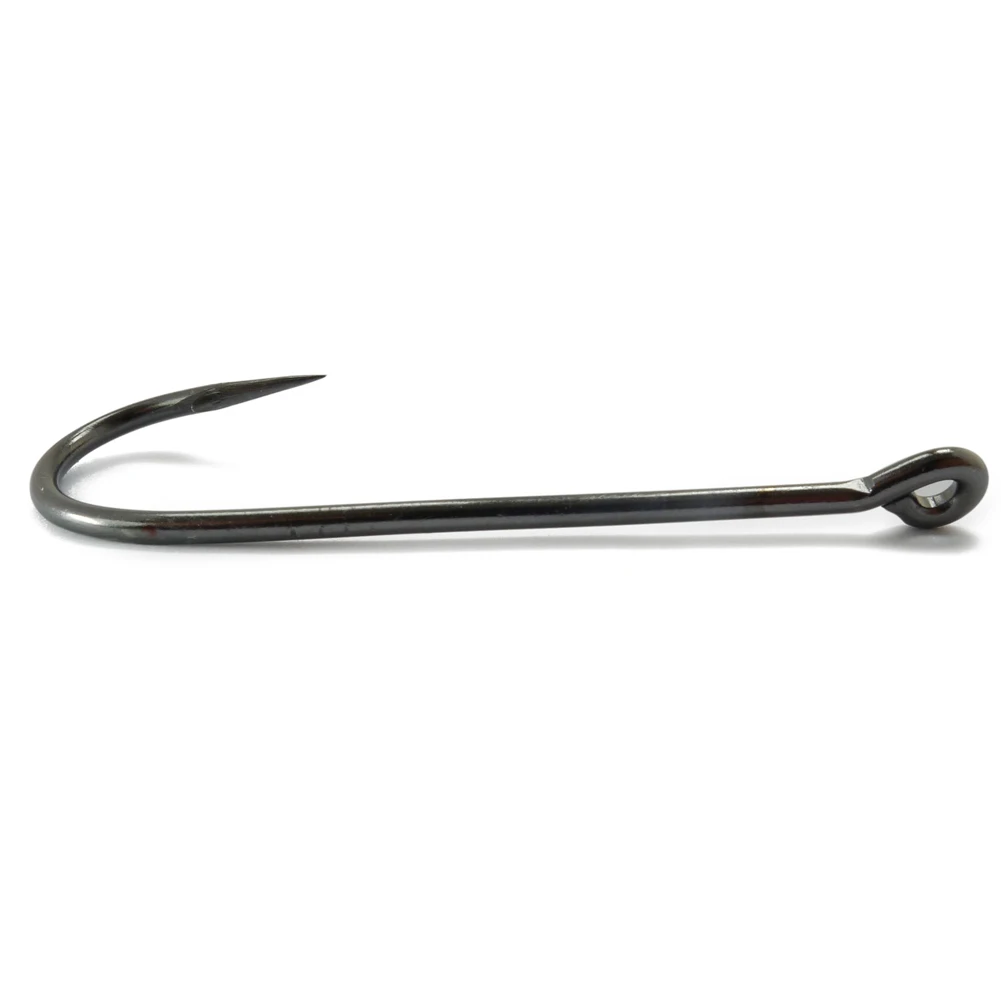 Anzuelos de pesca con ojo Free Fisher – vástago largo, acero