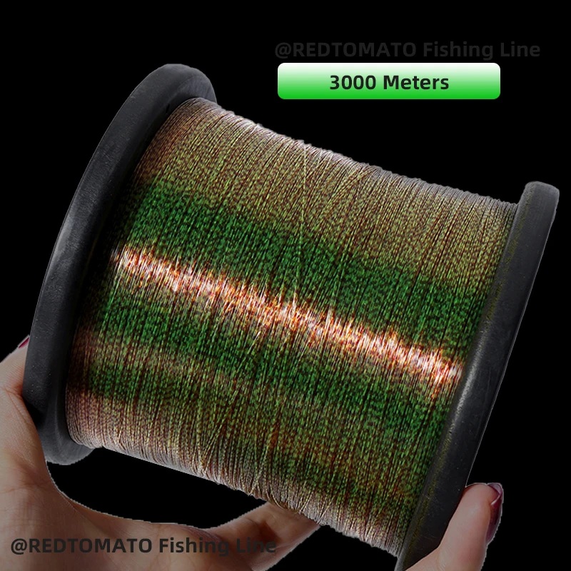 Línea de pesca invisible 3D en acción