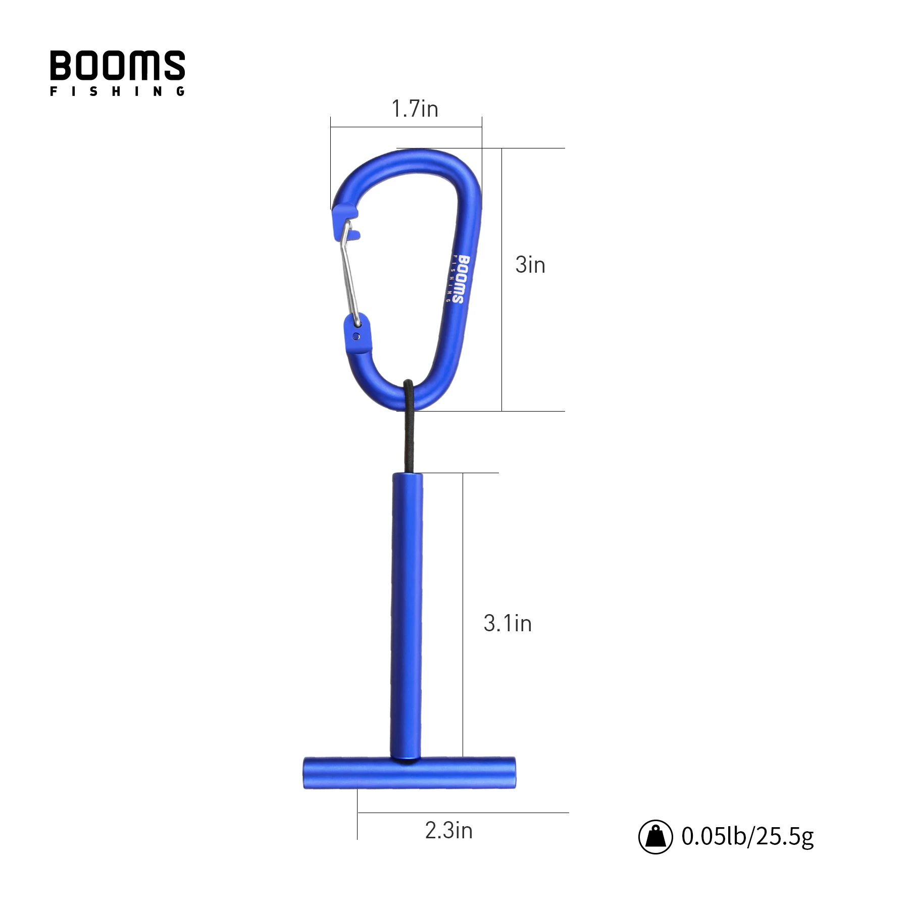 Carrete de mosca Booms Fishing SH1 – Alta velocidad negro y azul - imagen 5