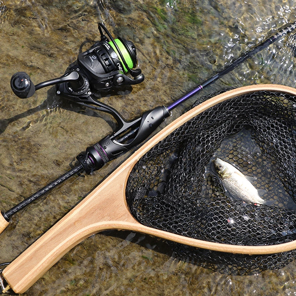 Caña de pescar FISHINGFANS FUJI UL punta sólida para spinning - imagen 3