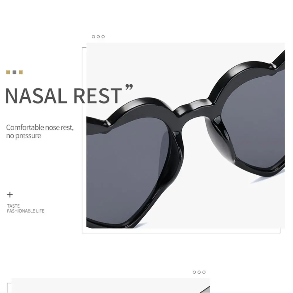 Gafas de sol retro corazón con protección UV400 – estilo clásico - imagen 2