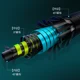 Caña telescópica de carbono FISHINGFANS ultraligera resistente - imagen 2