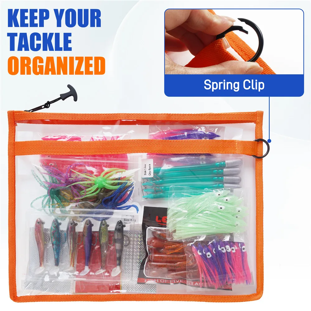 Bolsa impermeable para señuelos y cebo con cremallera resistente - imagen 2