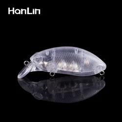 Hanlin Señuelos Wobbler Flotantes – Cuerpo transparente para vinilo