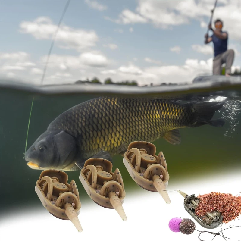 Juego de alimentadores método YOTO con molde liberación rápida para carpa - imagen 5