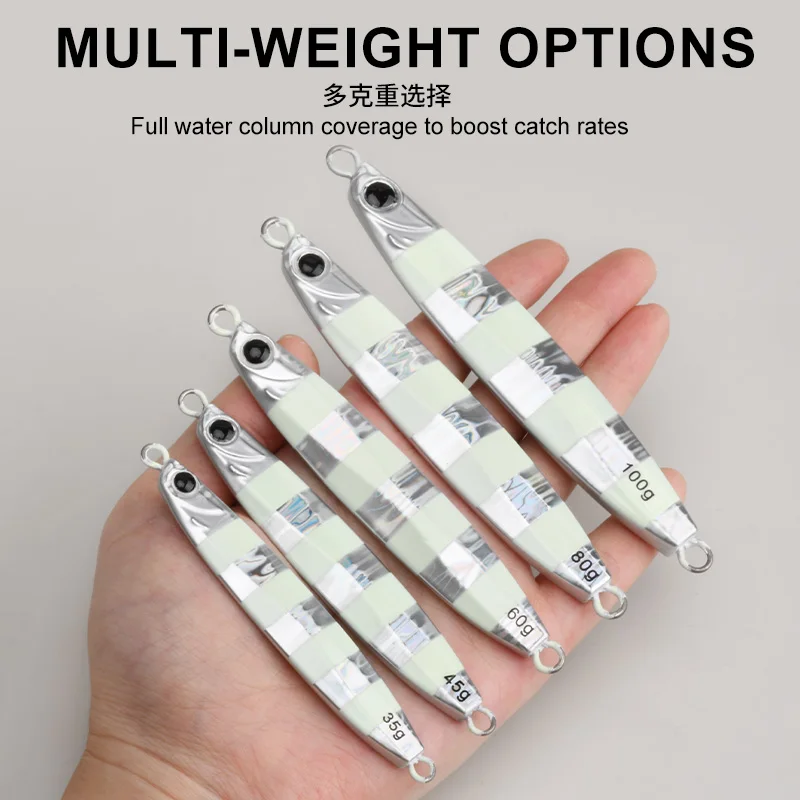 OBSESSION J163 Coltsniper Jig metálico UV de lanzamiento largo - imagen 2