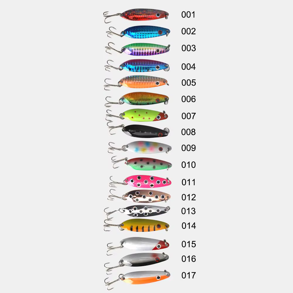 Señuelo wobbler metálico Fishingfans detalle de anzuelo