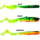 Señuelo silicona 3D ojos cola ondulada larga cebo suave lubina - imagen 3