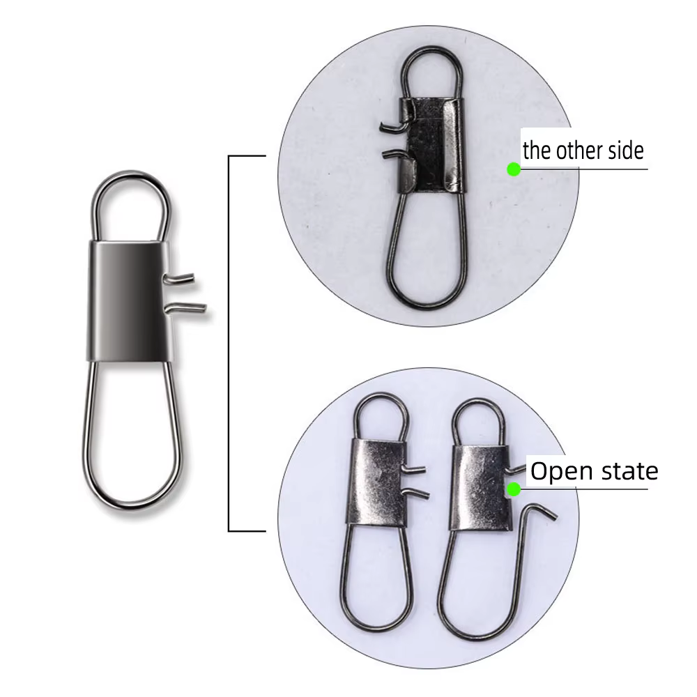 Snap Giratorio Acero al Carbono – Conector para aparejos pesca - imagen 4