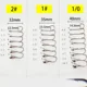 Anzuelo Jig Head para vinilo con púas de vástago corto - imagen 2