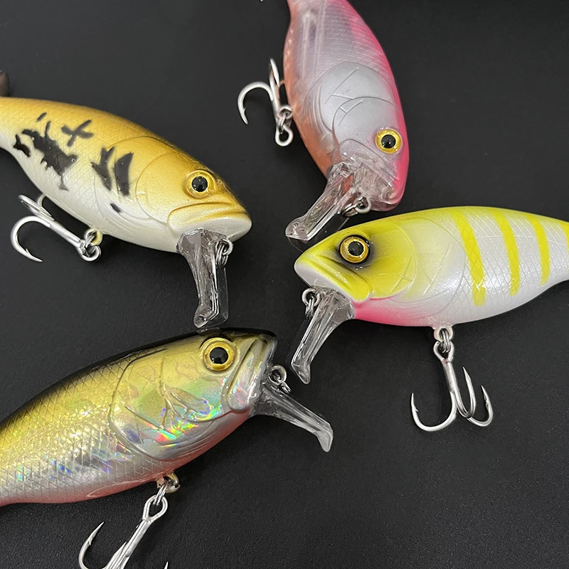 Señuelo crankbait vibrador con cola giratoria para agua salada - imagen 4