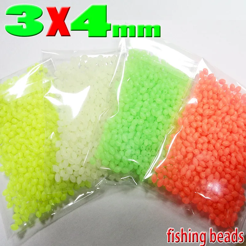 Cuentas luminosas doradas Glow Beads para pesca nocturna - imagen 2