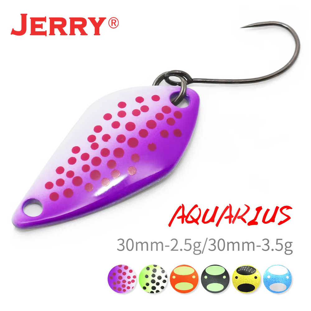 Jerry Aquarius Cuchara para Trucha – Señuelo Metal - imagen 3