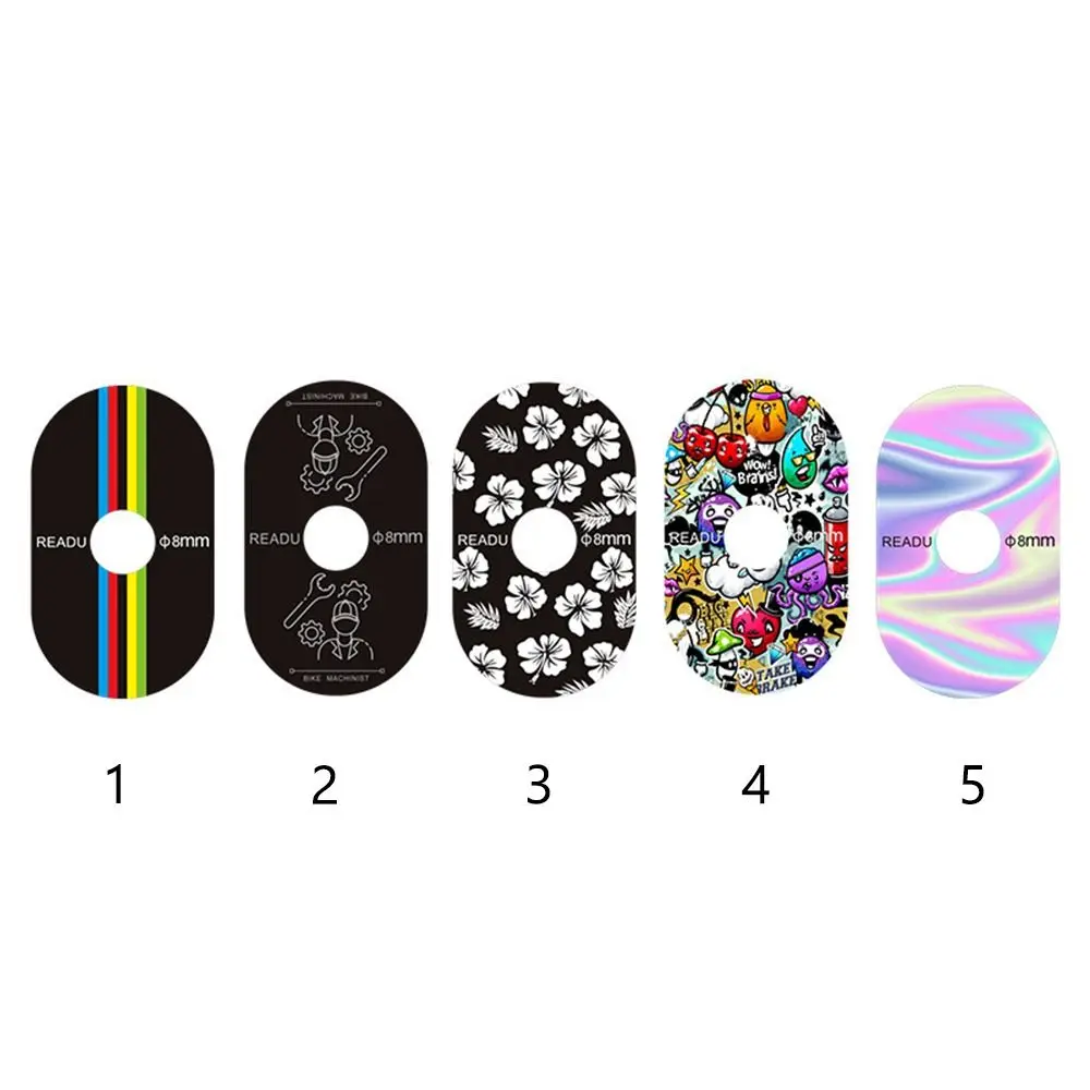 Pack de pegatinas multicolores para válvula de bicicleta