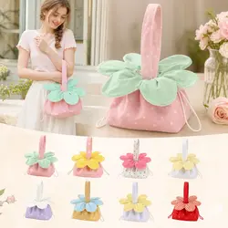 Bolso tulipán lunares y flores – mini bandolera ligera versátil