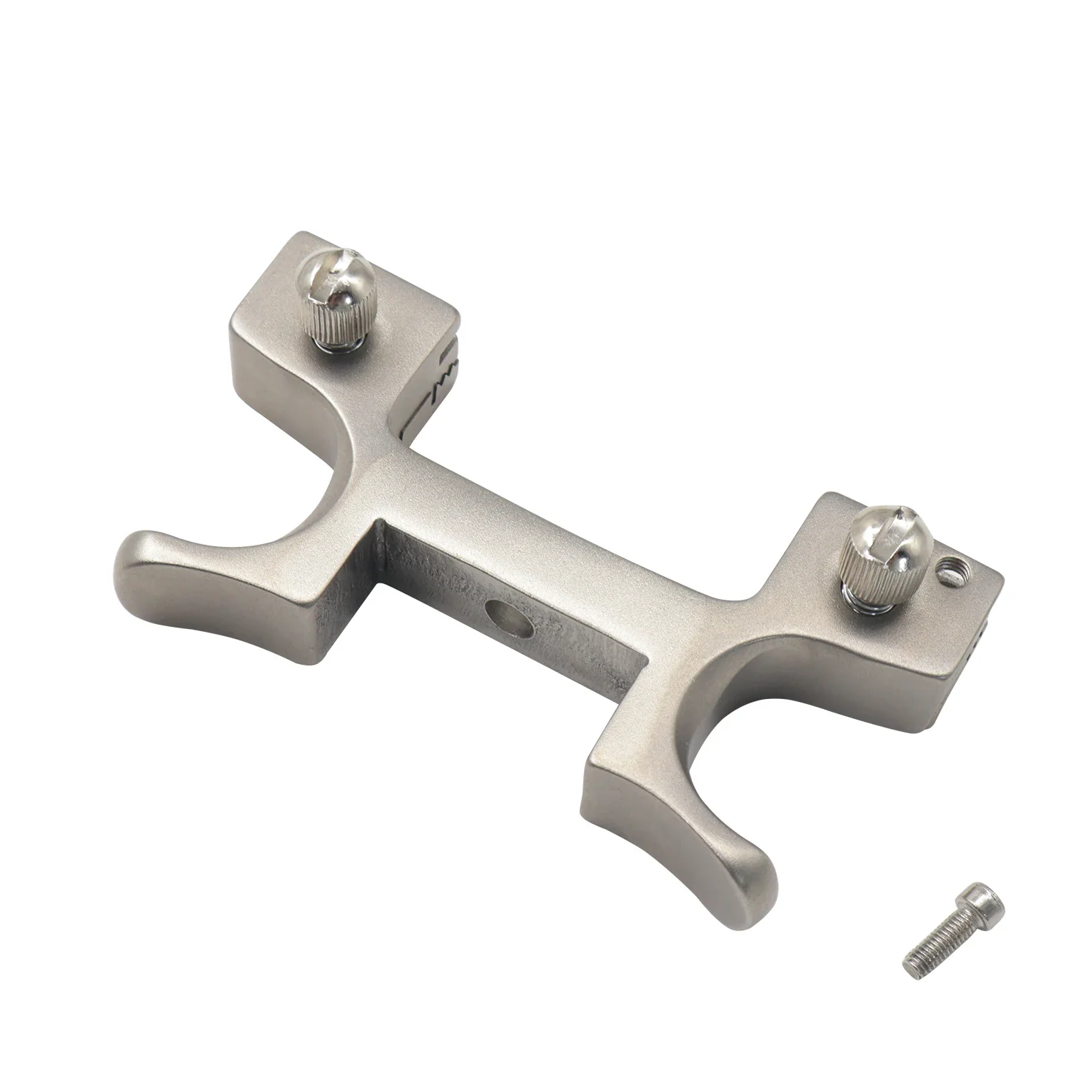 Cabeza de tirachinas maciza de acero inoxidable para montaje DIY