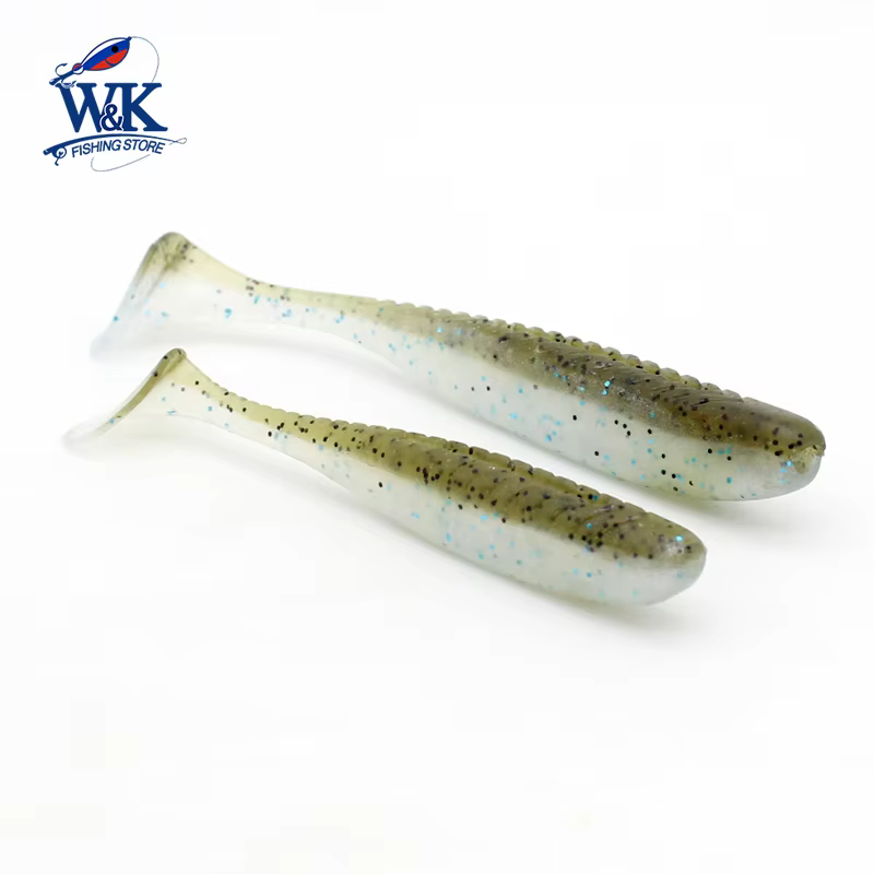 Swing Shad Swimbait 3 pulgadas PVC para lubina – Aroma camarones - imagen 3