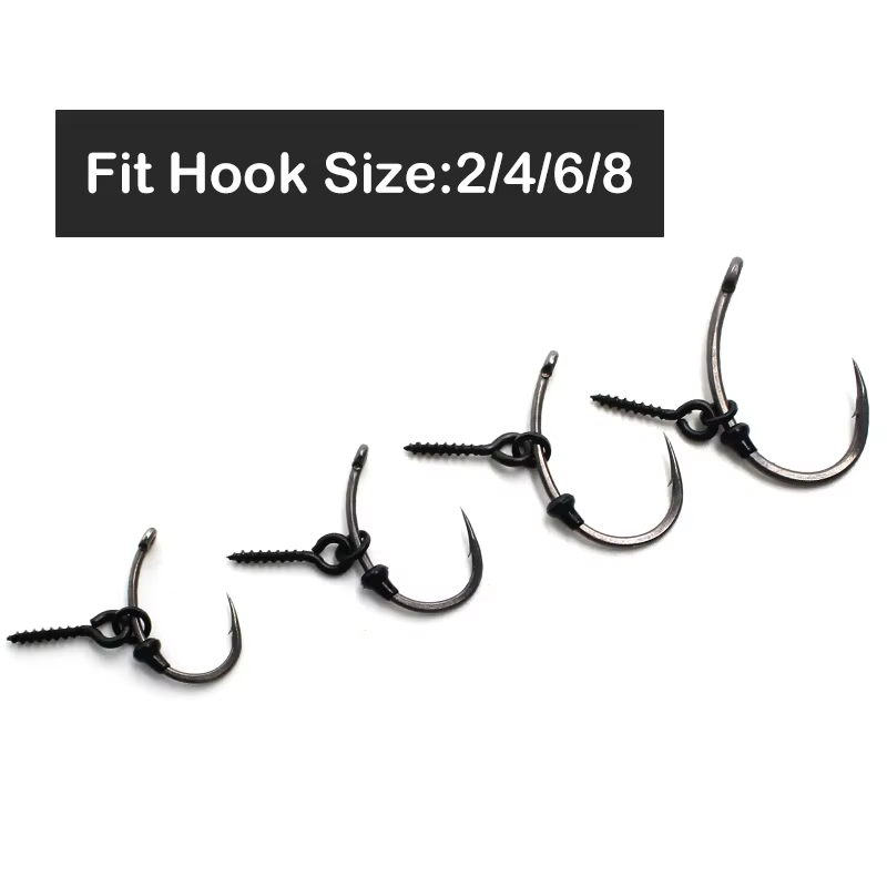 Kit terminal para carpa – Anillos boilie, giratorios y cuentas tope