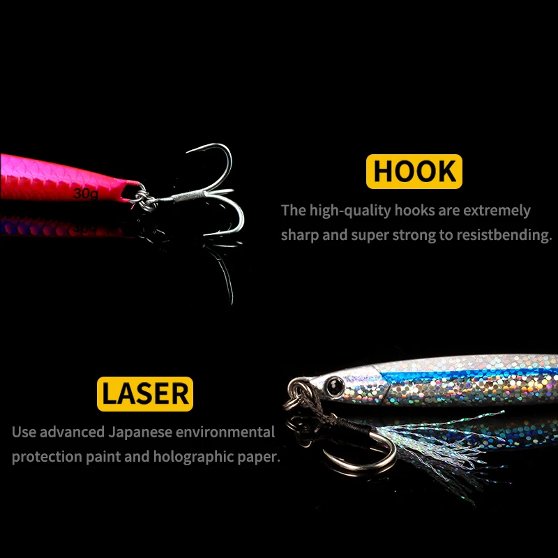 LETOYO Jig Metálico tipo Cuchara para pesca en costa - imagen 5