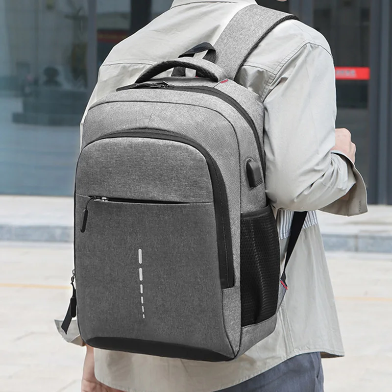 Lawaia Mochila impermeable con puerto USB para portátil 14″ - imagen 2