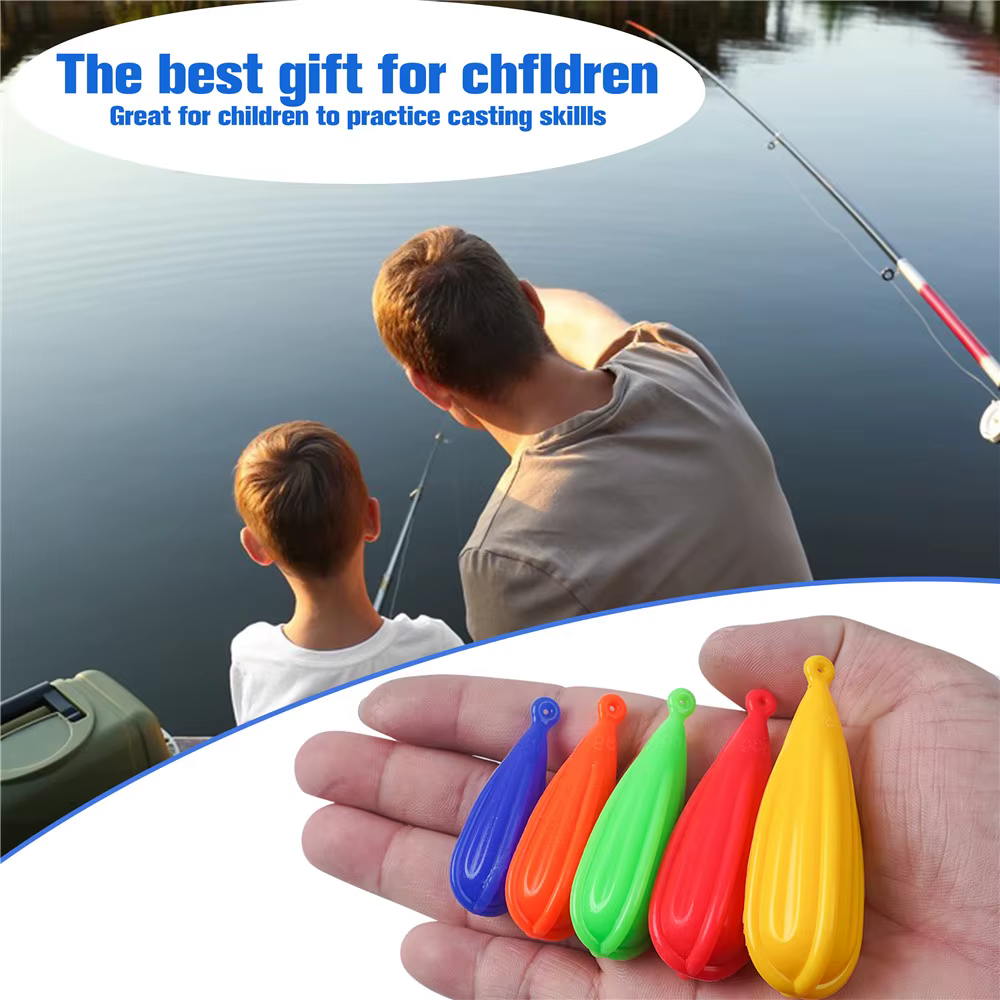 Tapones de práctica siliconados para pesca – Ejercita lanzamiento - imagen 5