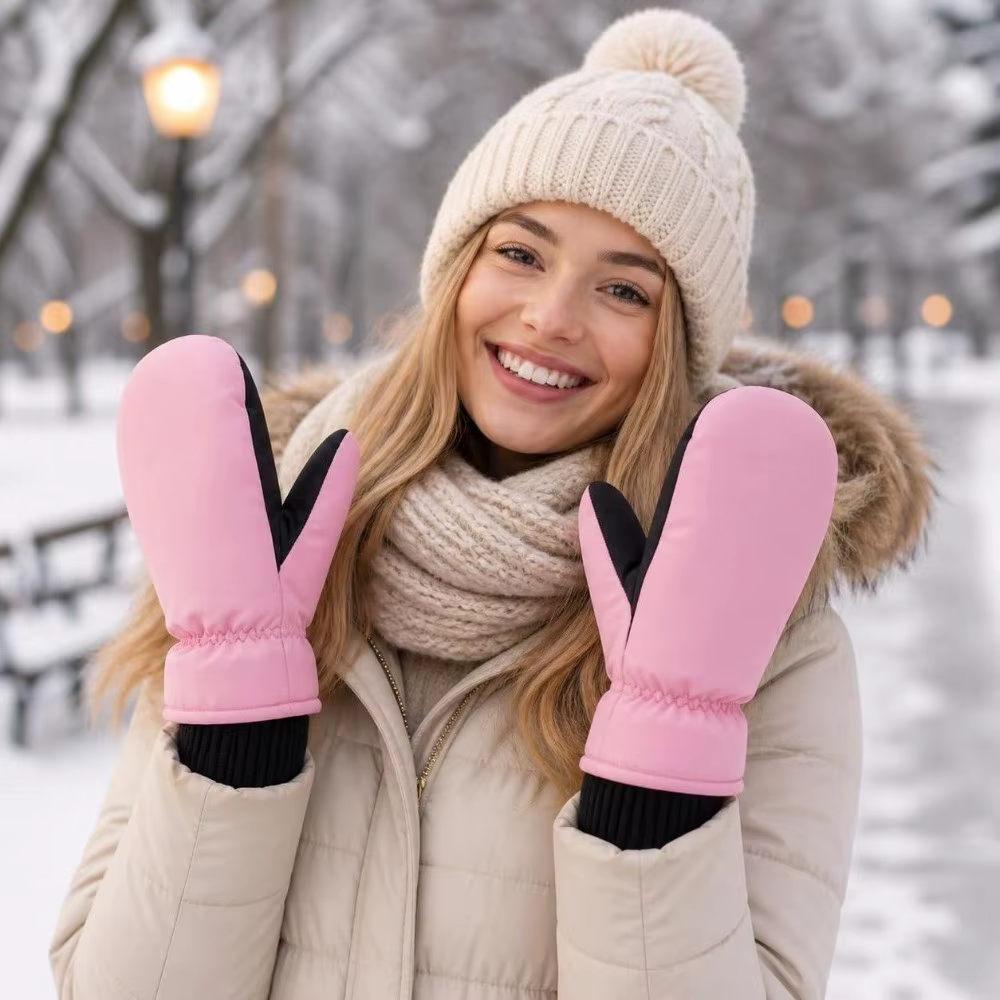 Guantes de invierno impermeables para ciclismo con pantalla táctil - imagen 2