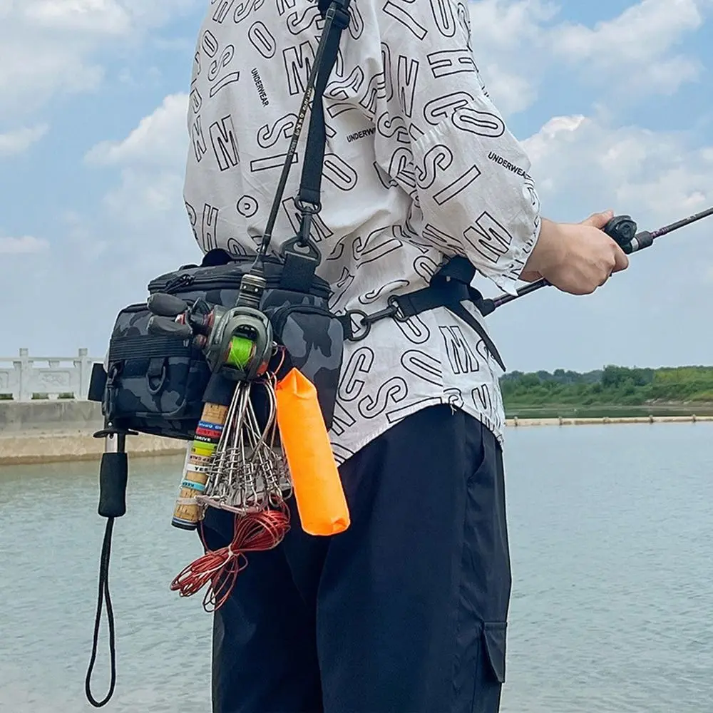 Soporte y distribución pensada para el equipo de pesca