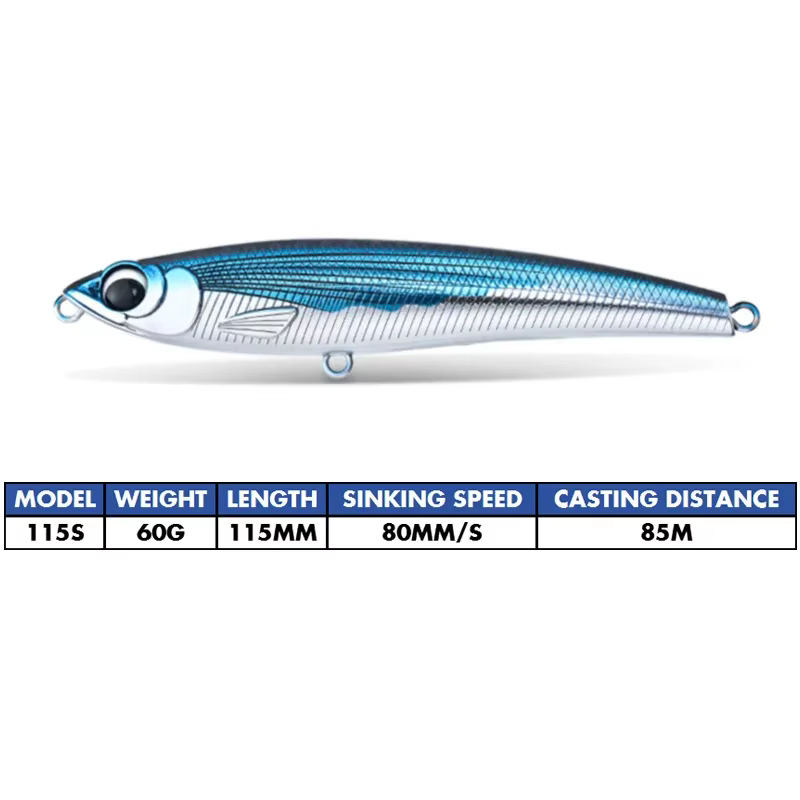 Kearmming Tuna Tour – Lápiz hundimiento para pesca de atún - imagen 4