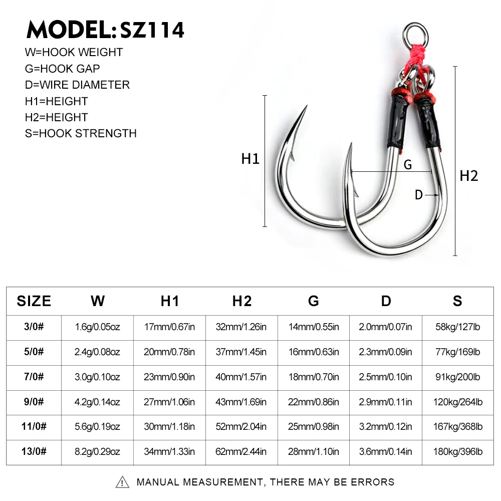 Anzuelos de asistencia jigging vertical Proberos – Acero carbono - imagen 3