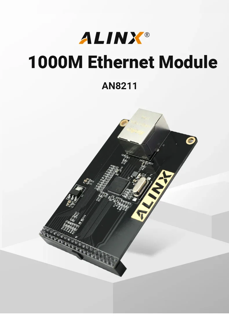 Vista del módulo Ethernet para FPGA