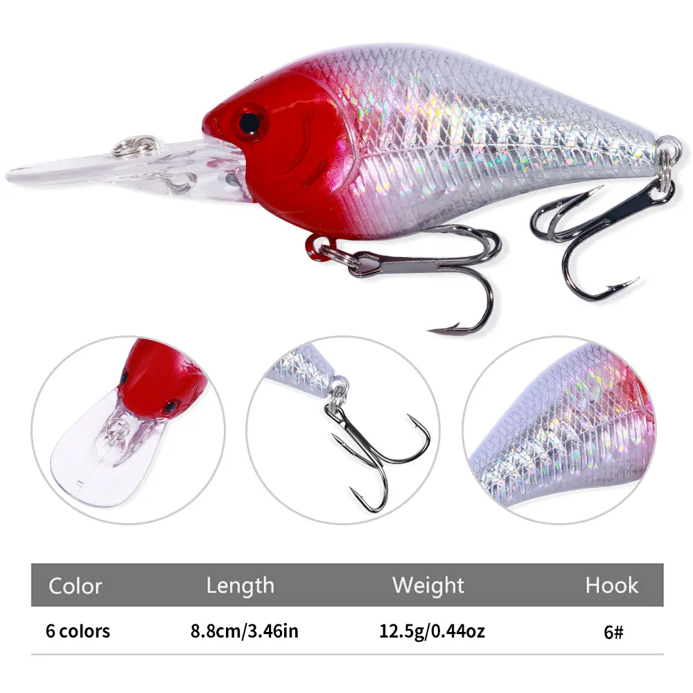 Crankbait Minnow en acción