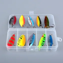 Kit de señuelos para trucha y lubina: cuchara, jig y wobbler