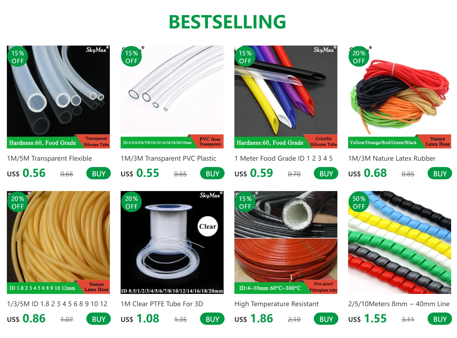 Tubo flexible de PU de alta presión para neumática