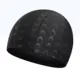 Gorro de natación universal nailon negro elástico con protección - imagen 2