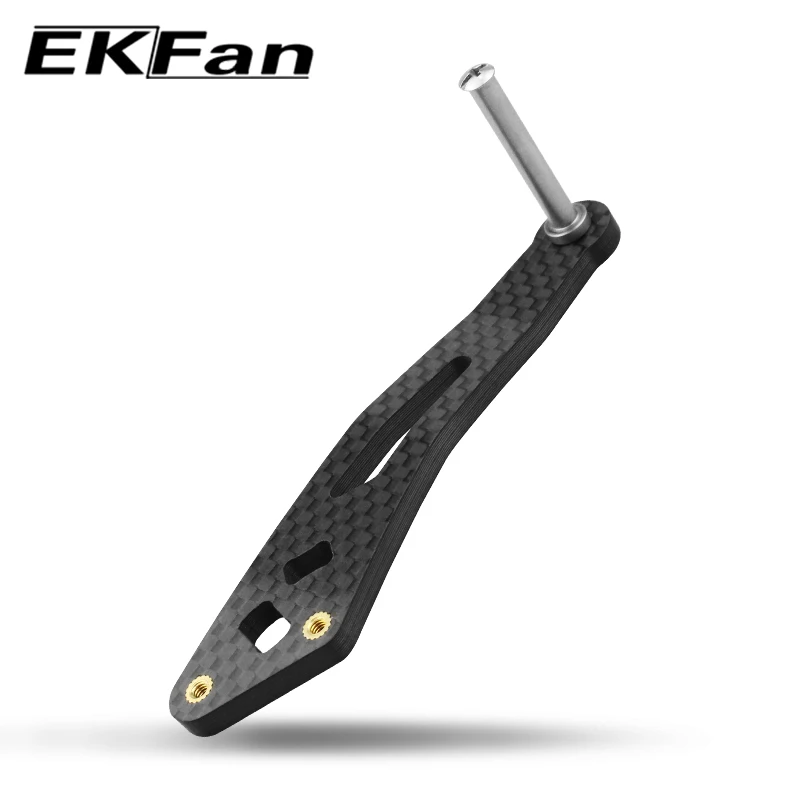 EKFan Mangos de carbono para carrete Baitcast 92 mm