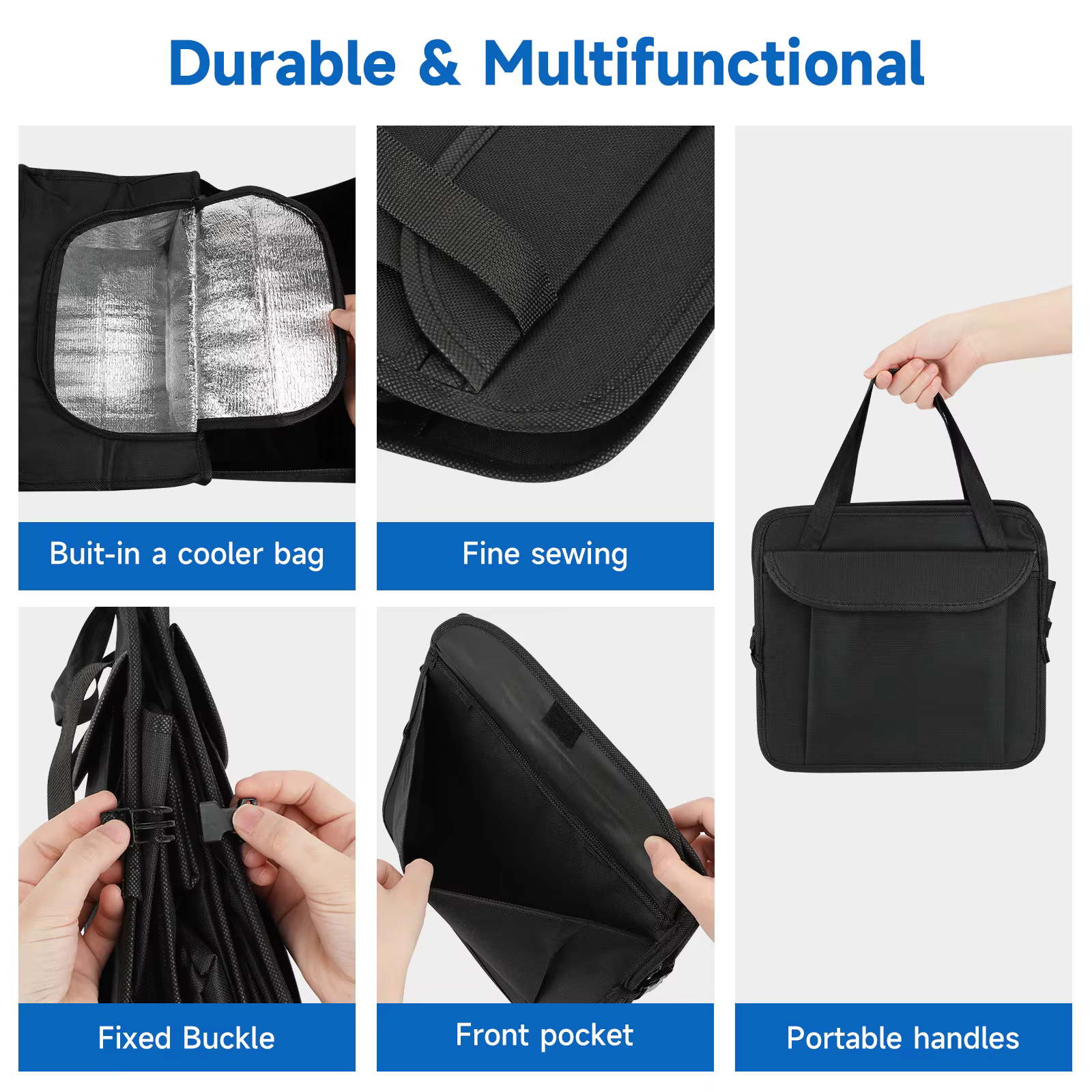 Bolsa Pesca SANLIKE – Oxford Impermeable y Plegable para Cebo - imagen 4