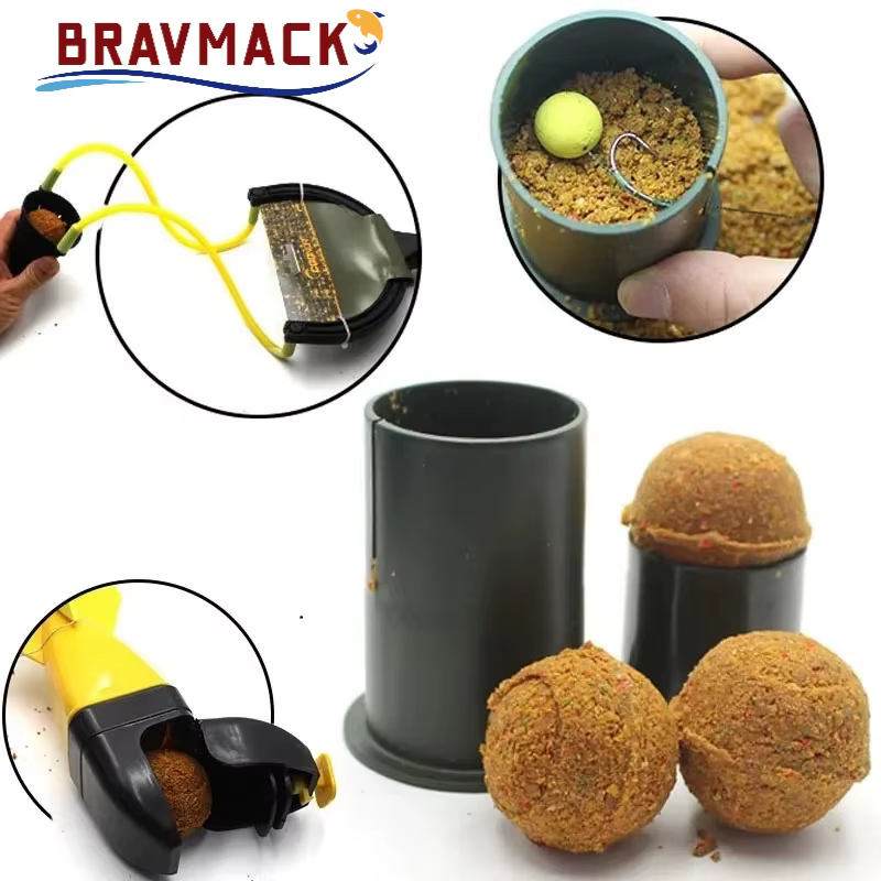 BRAVMACK Set Spod para Carpa – Alimentador Cohete Completo - imagen 2