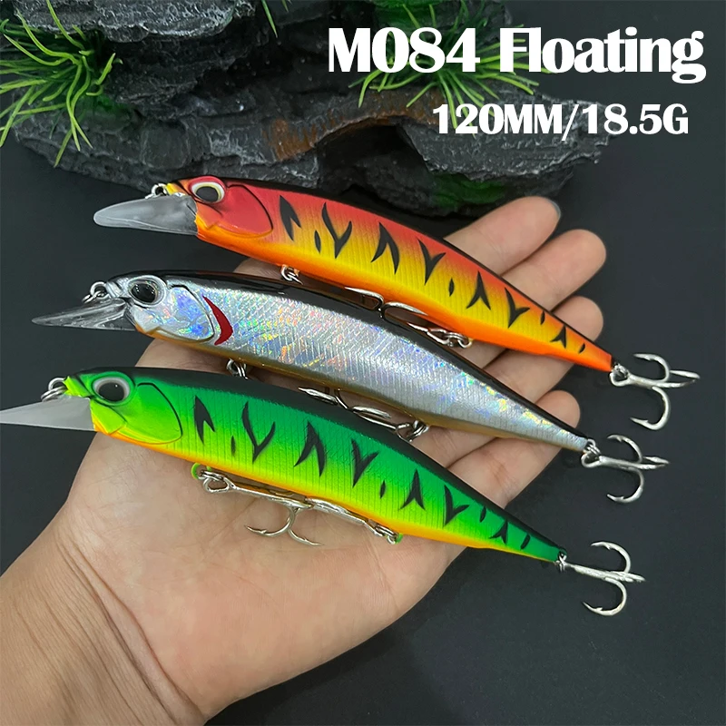 Señuelo Minnow flotante duro para arrastre en mar - imagen 2