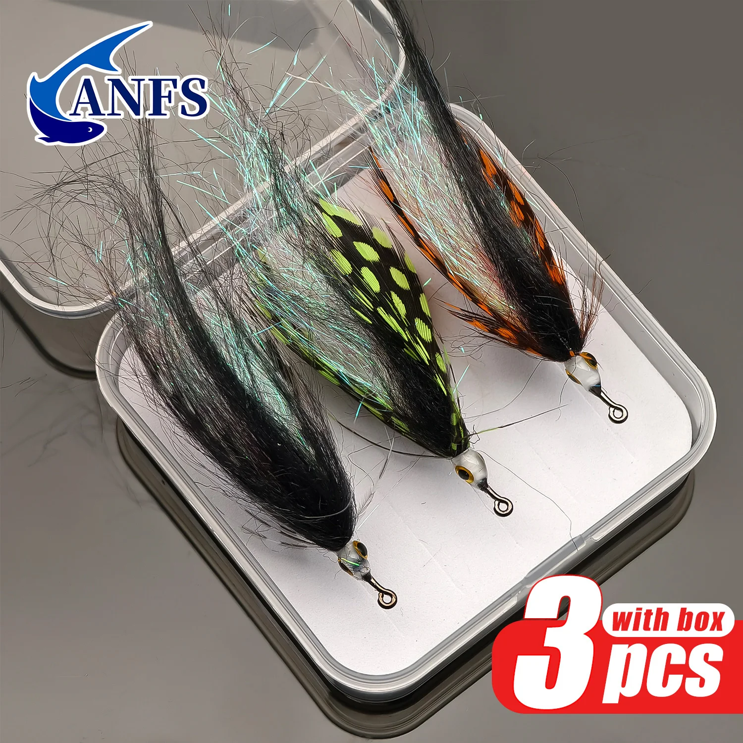 Moscas terrestres para pesca con mosca ANFS, atadas a mano - imagen 2