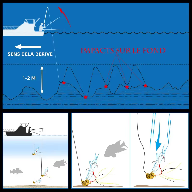 BLUX Tenya Madai Kabura: jighead de mar con falda de goma para pesca - imagen 3