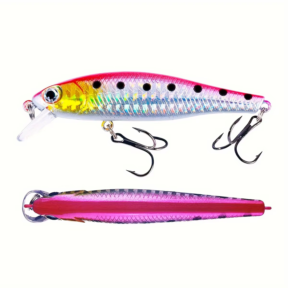 Señuelo Crankbait Minnow duro de plástico para black bass y lucio - imagen 2