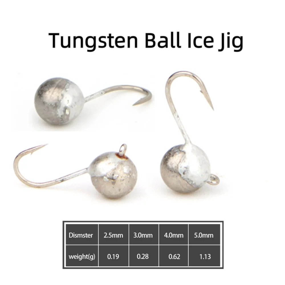 Jig de tungsteno oscilante para pesca en hielo, agua profunda - imagen 4