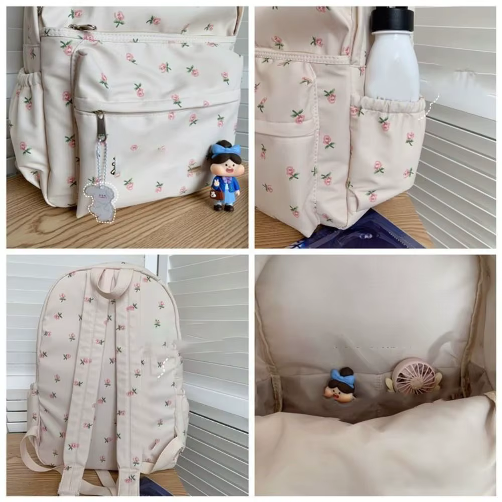 Mochila Gran Capacidad con Estampado para Viaje y Escuela