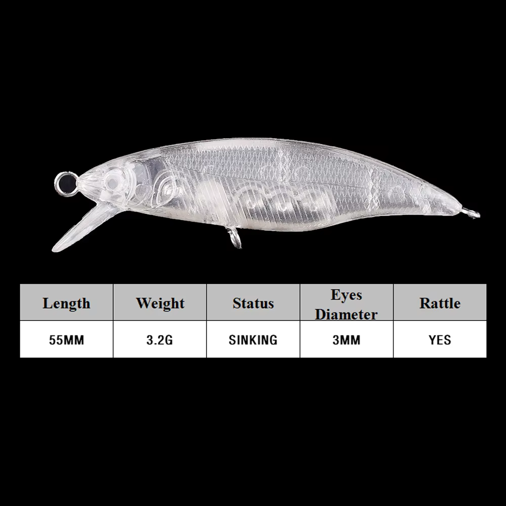 Chan's Huang Minnow 5,5 cm – Señuelo hundimiento 3,2g - imagen 5